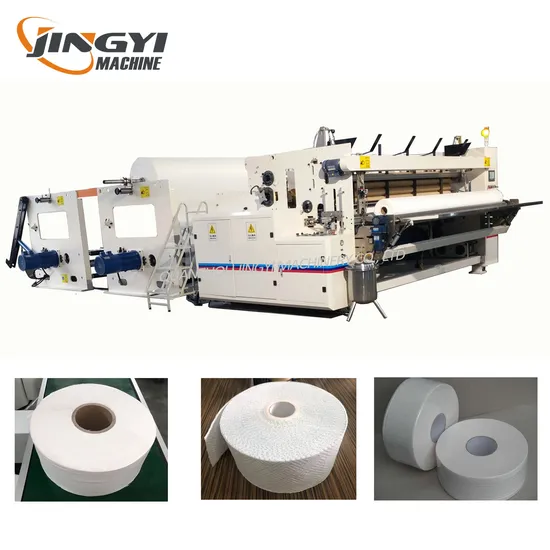 High Speed Automatic Toilet Paper Jrt Jumbo Roll Rewinding Machine