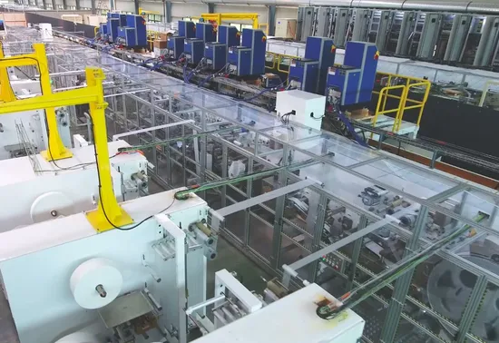 Servo-Sync Baby Pant Production Line with Intelligent Controls