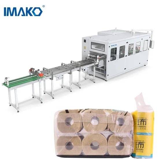 Small Manufature Multi Rolls Packing Machine Toilet Tissue Paper Machine