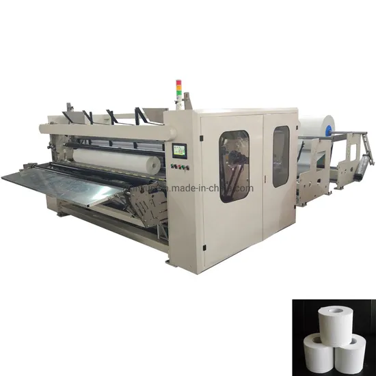 Hot Sale Auto Small Toilet Paper Kitchen Towel Maxi Roll Rewinding Making Machine Price