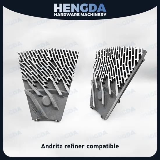Energy Saving Refiner Plate Segment Grinding Plate for MDF HDF Panels