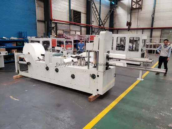 Double Deck Napkin Paper Tissue Machine Good Embossing Serviette Making Machinery