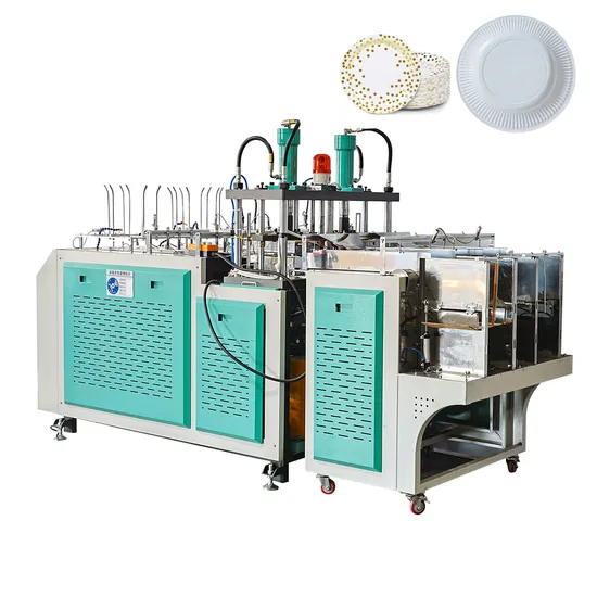 2 Lane Hot Selling Food Grade Plate Machine High Quality Disposable Paper Plate Machine