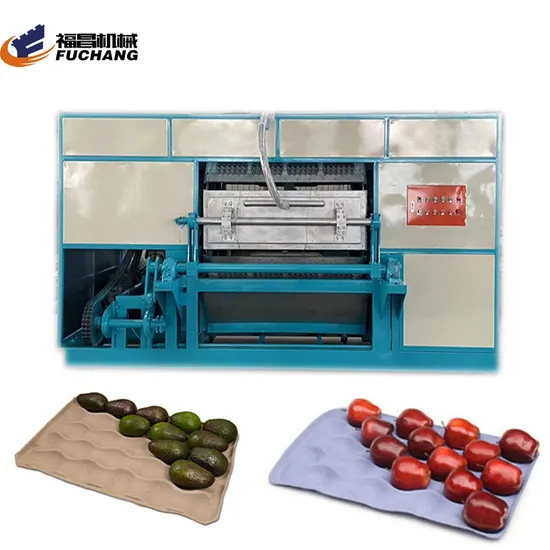 2024 Newly Design Waste Paper Molding Egg Tray Making Machinery/30 Holders Egg Dishes Forming Machinery