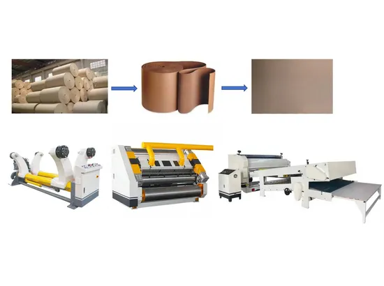 Corrugated Box Making Machine 2 Ply Corrugated Machine Single Facer Line