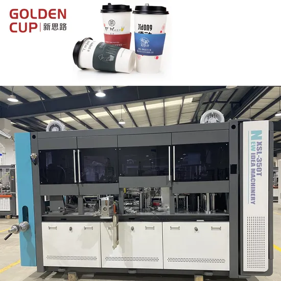 Golden Cup Automatic Factory Price Disposable Paper Cup Converting Machine