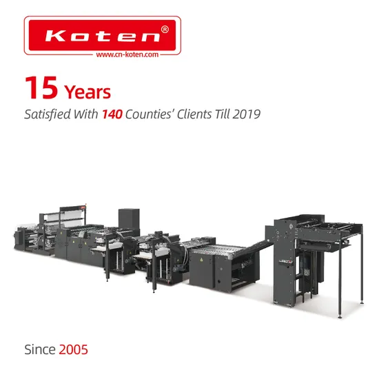 Multi Function Exercise Book Making Machine with Two Cover Feeder and High Pile Stacker