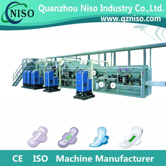 Frequency Automatic Women Sanitary Towel Machine