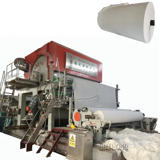 High Productivity 8-10tpd Virgin Pulp Waste Paper Toilet Tissue Paper Making Machine Paper Product Making Machinery