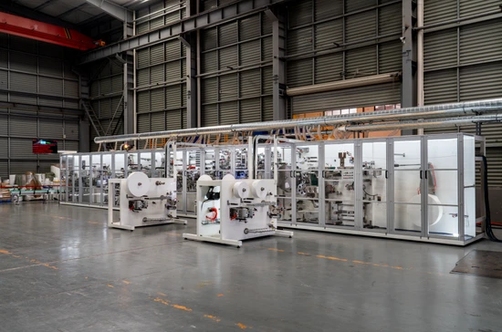 High-Efficiency Full Servo Sanitary Napkin Manufacturing Machine for Modern Production