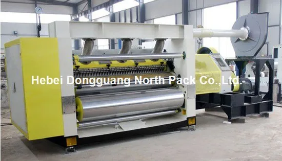 Vacuum Type Corrugated Paper Making Single Facer For Carton Making Machine