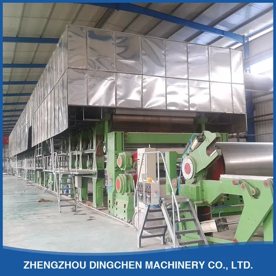 2880mm 50tpd Waste Cardboard Paper Carton Box Paper Recycling Machine