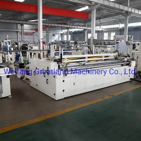 Toilet Tissue Jumbo Roll Slitting and Rewinding Machine