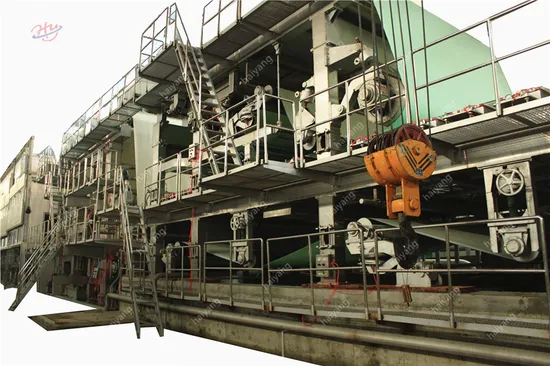 Corrugated Carton Box Machinery 4200mm Paper Recycling Machine