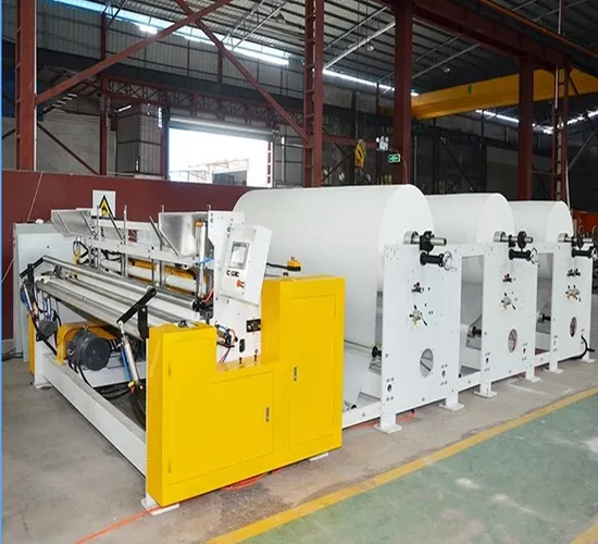 Low Price Toilet Tissue Paper Rewinding Machine