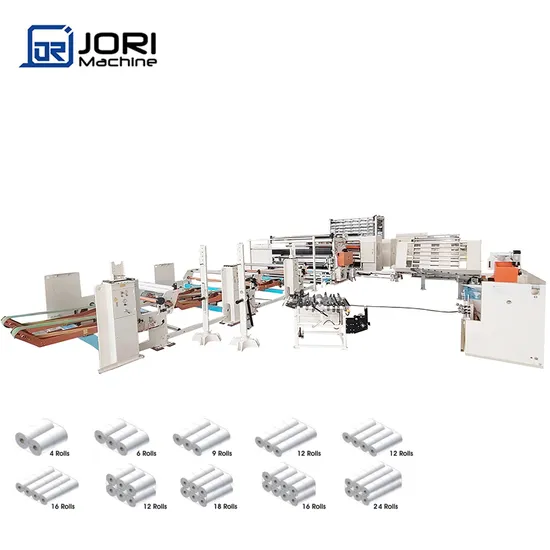 Large Paper Towel Roll Production Line Not Stop Toilet Tissue Making Machine