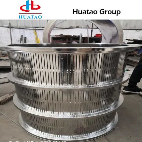 Paper Pulp Recycling Machine for Pulping System Pressure Screen Basket
