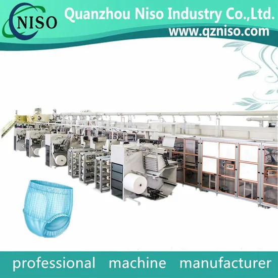 High Speed Automatic Full-Servo Disposable Baby Diaper Machine