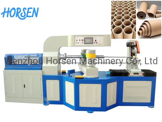 Large Cardboard Paper Tube Cutting Machine Pipe Cutter