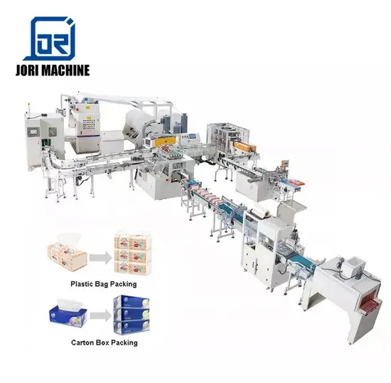 Factory Price V/N/Z Folding Tissue Paper Facial Folding Cutting Packing Production Line