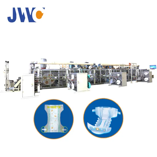 Automatic 400PCS/Min Jwc Transparent Film for Machine Auto Baby Diaper Machinery Line