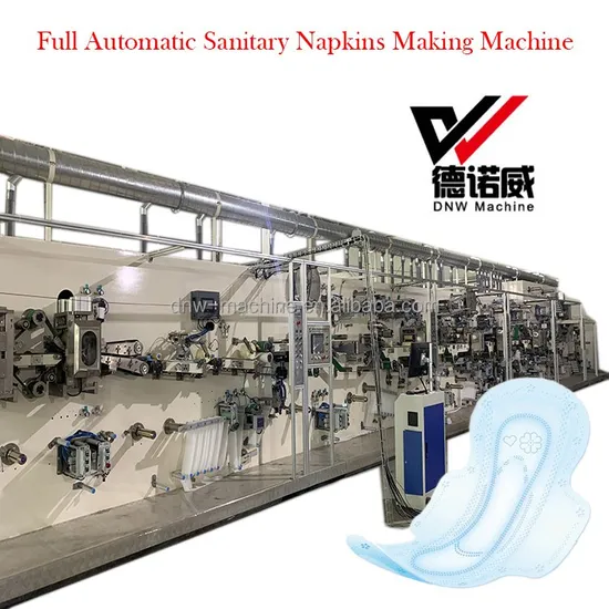 High Production Efficiency Sanitary Napkin and Diaper Making Machine