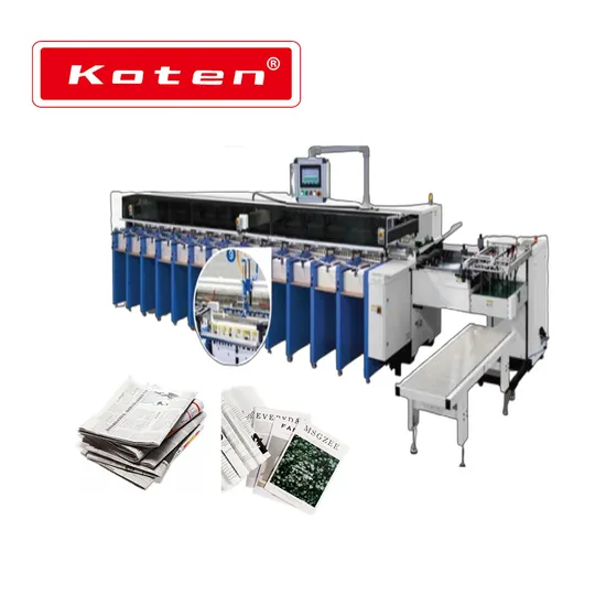 Industry Paper Collecting Sorting Machine Automatic Paper Collator Machine Gathering Collating Machine