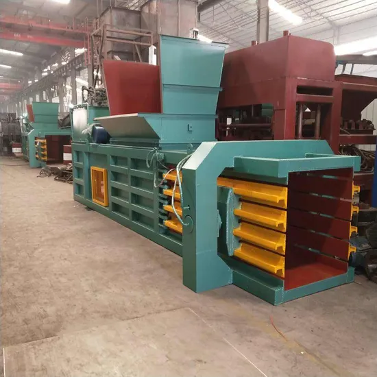 Autoamtic Horizontal Hydraulic Baler, for Waster Cardboard, Carton Box