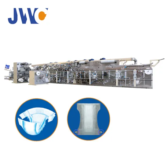 Laminated CE Approved Jwc S, M, L, XL Small Baby Diaper Machine