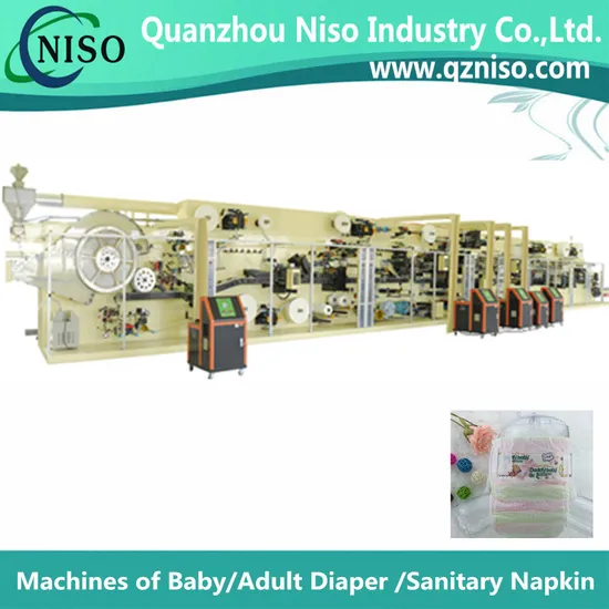 Full-Automatic High Speed Baby Diaper Making Machine (YNK500-SV)