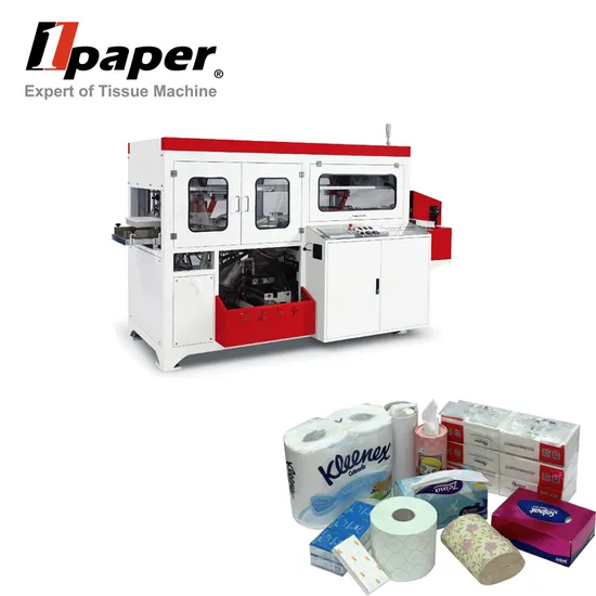 Multi-Function Paper Folding/Embossing/Cutting/Packing Tissue Converting Machine for Sale