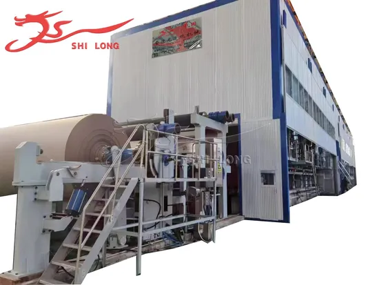 China Manufacturer High Capacity Kraft Paper Making Equipment Corrugating Medium Making Machine