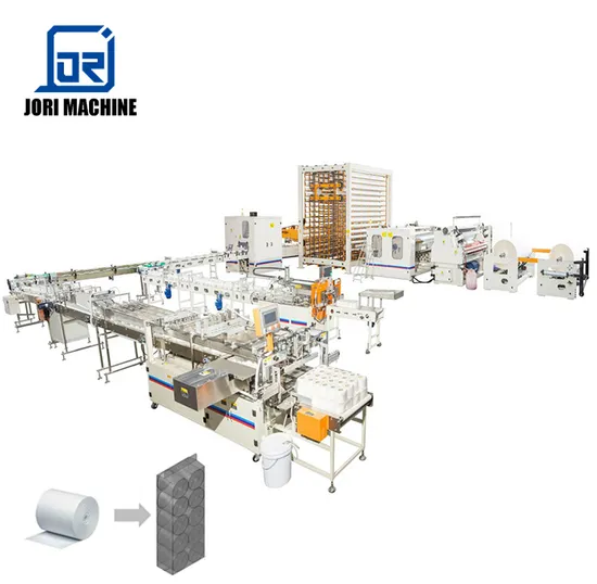 Fully Automatic Toilet Roll Production Line Bathroll Tissue Making Machine