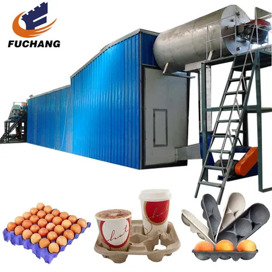 Paper Plate Recycling Quail Egg Box Crate Nursery Food Tray Molded Pulp Packaging Making Machine for Sale