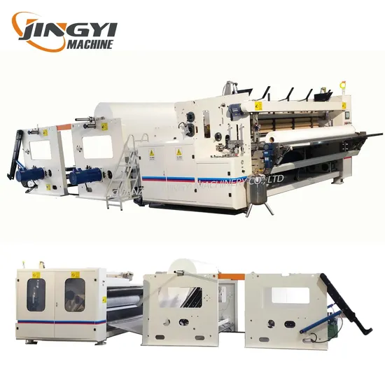 Automatic Toilet Paper and Kitchen Towel Rewinding Machine