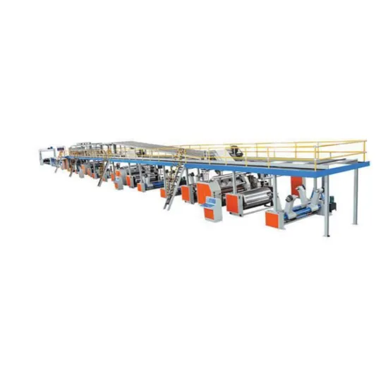 Qh-Pack Corrugated Cardboard Package Line 3&5 Ply Flute Paper Production Line