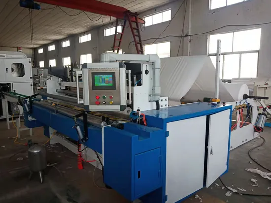 Good Quality Automatic Toilet Tissue Paper Roll Rewinding Making Machine