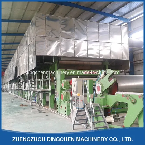 Dingchen Complete Plant Newspaper A4 Paper Making Machine (1575mm 10tpd)