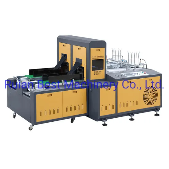 High Speed PE Coated China Manual Full Automatic Forming Paper Plate Coffee Tea Paper Cup Making Machine Price
