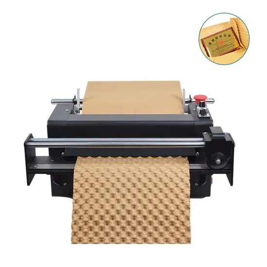 Chine Supplier Fill Machine Cushion Making Kraft Pad Paper Bubble Dispenser
