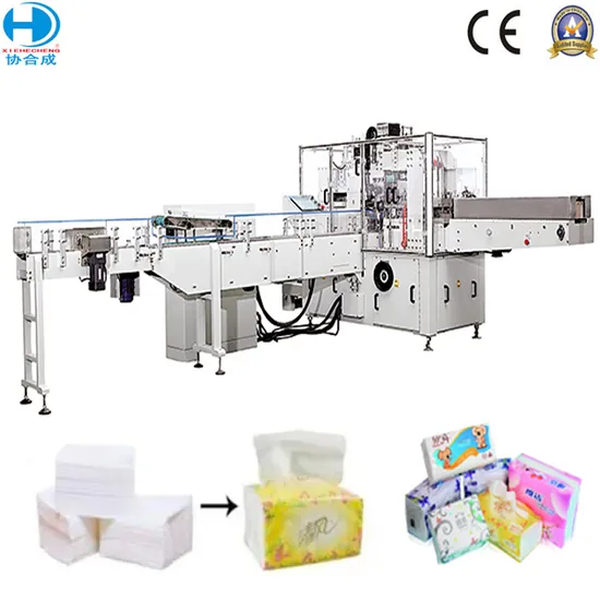 High Speed Automatic Double Side Sealing Packing Machine for Facial Tissue