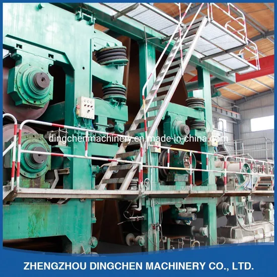 Medium Capacity Carton Cardboard Liner Fluting Corrugated Kraft Paper Making Machine