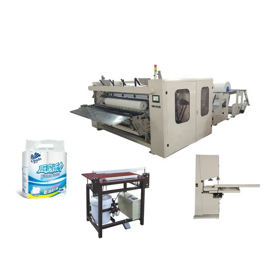 Economical Semi-Automatic Paper Roll Production Line