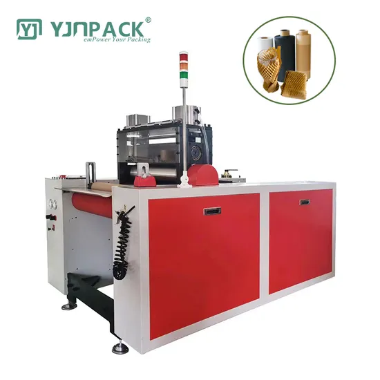 Heavy Duty Efficient Cushion Kraft Paper Buffer Cutting Honeycomb Paper Wrapping Machine