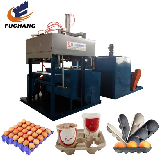 Paper Egg Trays Machine Reciprocating Type Sale Paper Pulp Egg Tray Machine