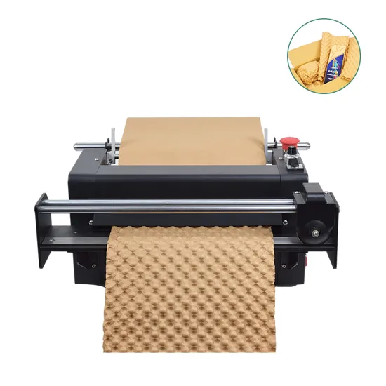 1 Year Warranty Void Making Kraft Pad Cushion Paper Bubble Cutting Machine