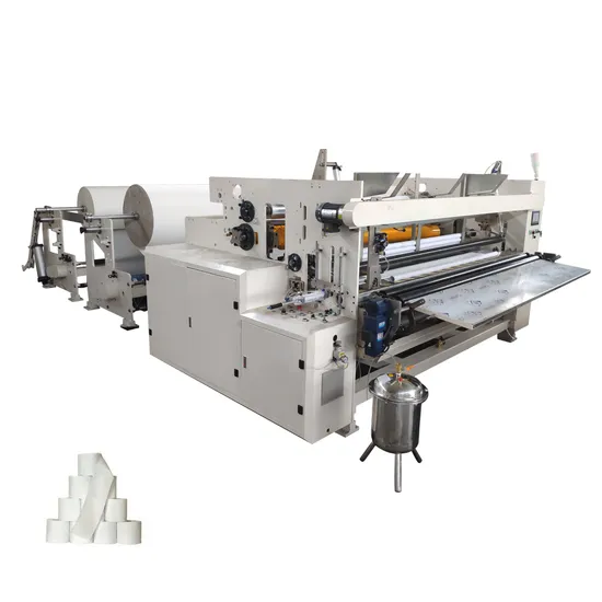 Automatic Toilet Paper Rewinding and Perforating Processing Machine