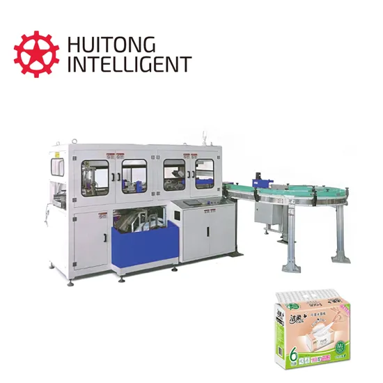 Automatic V-Folding Soft Tissue Bundle Packaging Machine Paper Multi Packing Machine