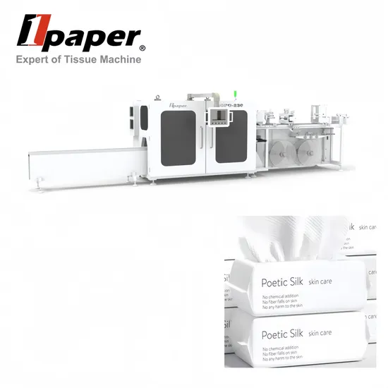 Automatic Soft Make-up Remover Tissue Packaging Machine for Face Washing