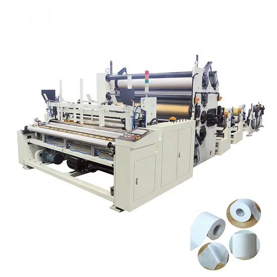 Automatic Full Embossing Toilet Paper Rewinder Machine